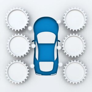 Monthly provider lead access subscription concept image (car service plan)